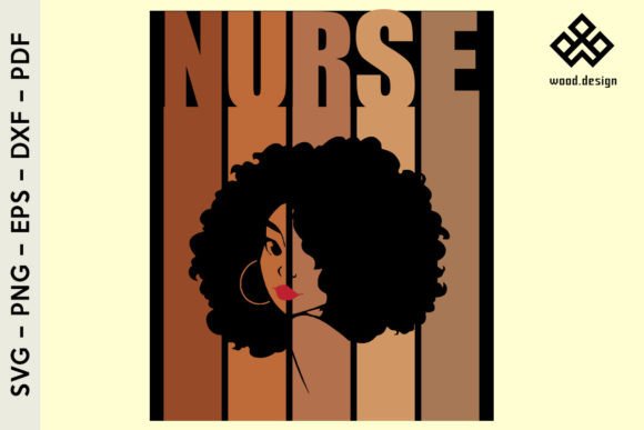 Afro Nurse SVG: Graphics & Freebies