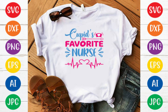 Cupid’s Nurse SVG: Graphics for T-Shirt Designs