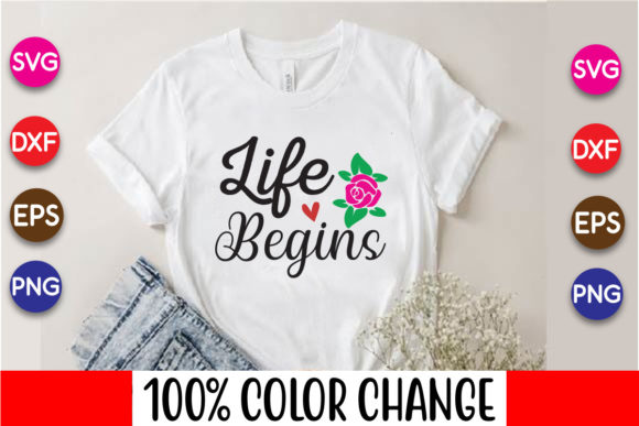 Life Begins, Nurse SVG: Graphics & Print Templates