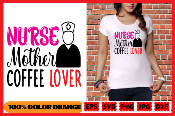 Nurse Coffee SVG: Graphics for T-Shirt Designs