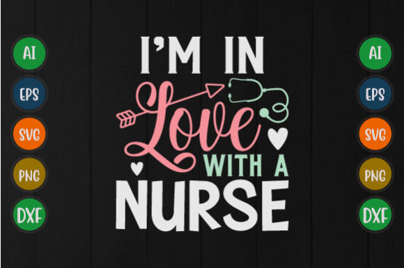Nurse Love SVG: Graphics for T-Shirt Designs