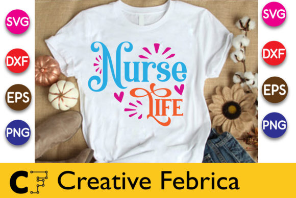 Nurse SVG Bundle: Graphics & Print Templates