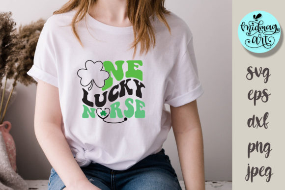One Lucky Nurse SVG: Graphics for T-Shirt Designs