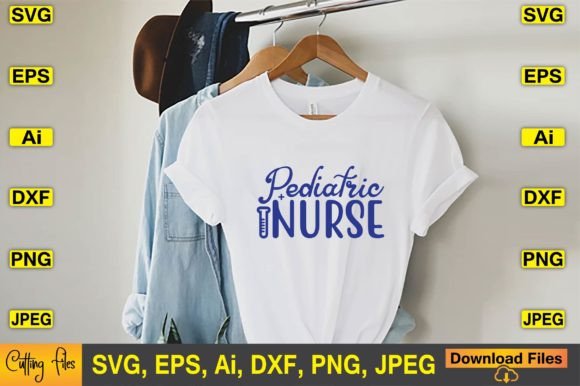 Pediatric Nurse SVG: Graphics for T-Shirt Designs