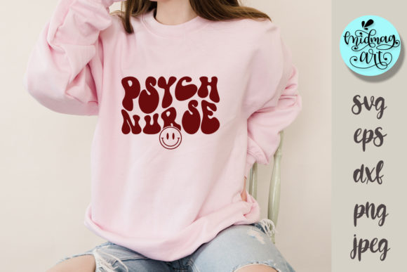 Psych Nurse Svg: Graphics for T-Shirt Designs