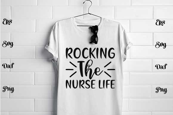 Rocking the Nurse Graphics for T-Shirt Designs